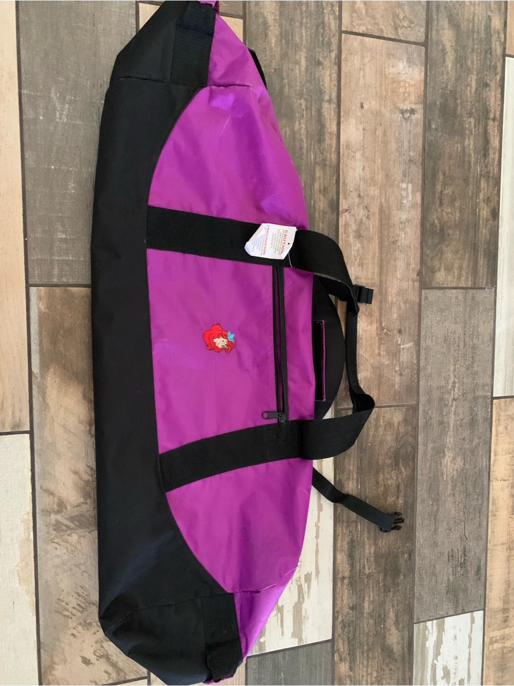 Kids Purple and Black Swim Gear Duffel Bag